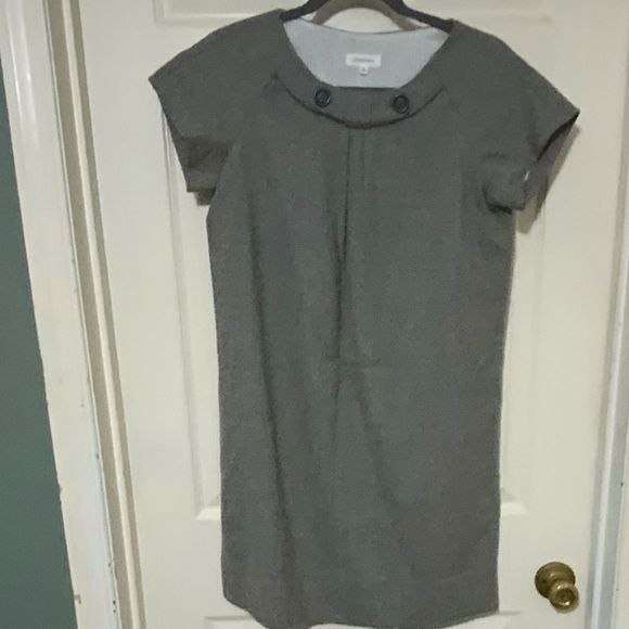 Generra Dark Academia Lined “Pewter” Wool Dress Size 6 - Picture 5 of 15